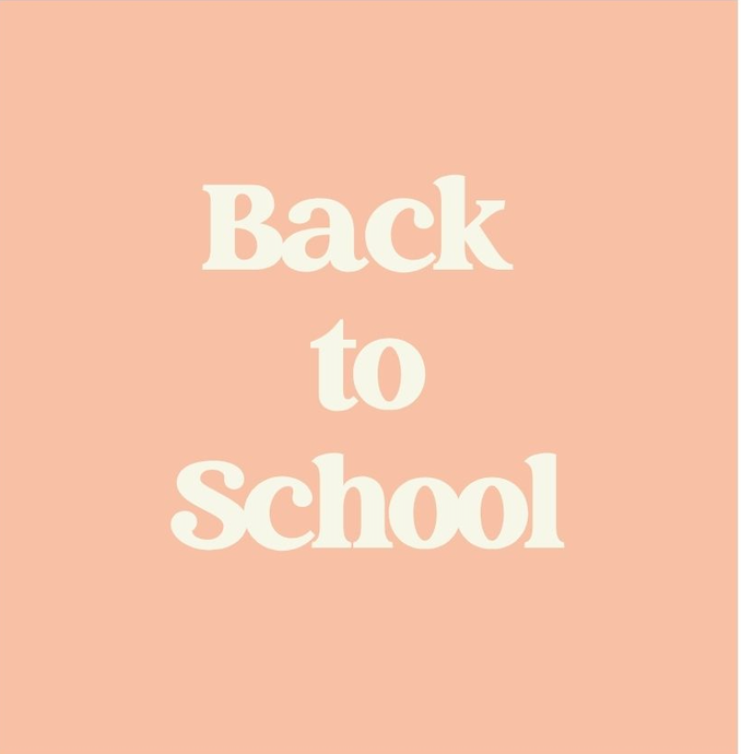 Back to School