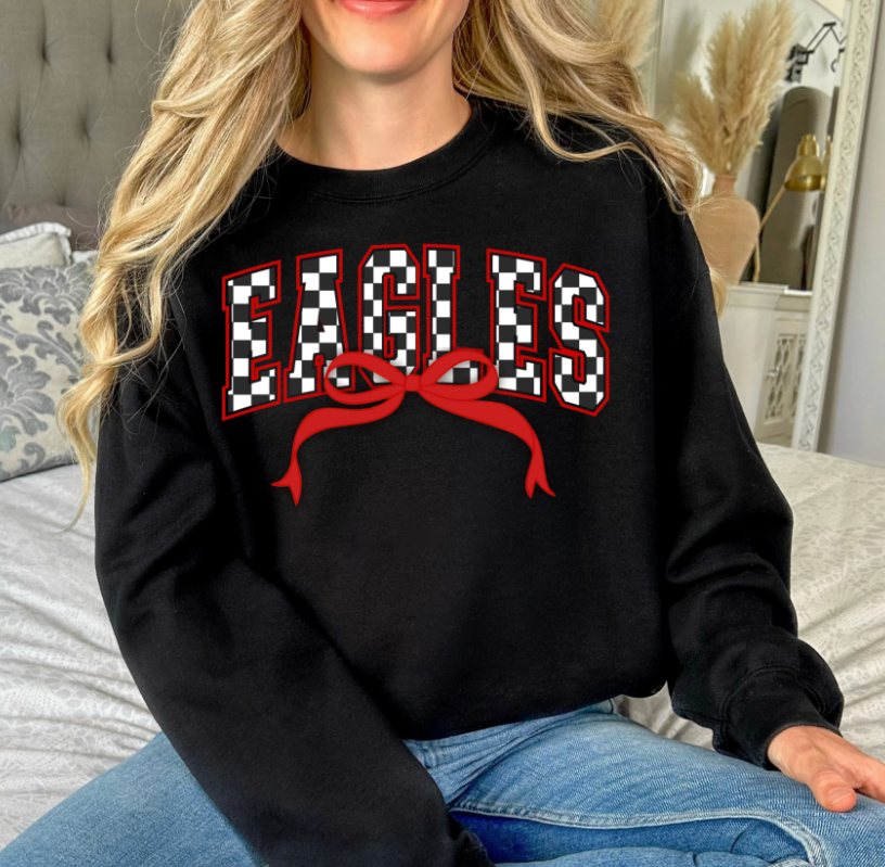 Checkered Eagles w/ Bow