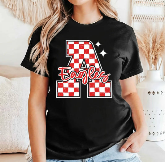 Checkered A Tee