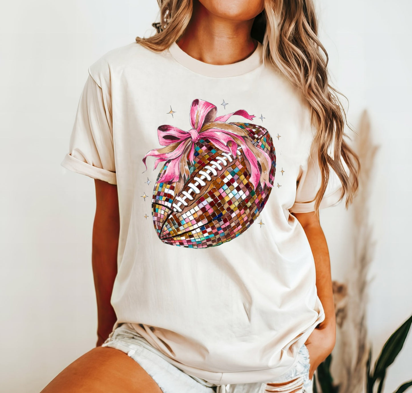 Disco Football Tee