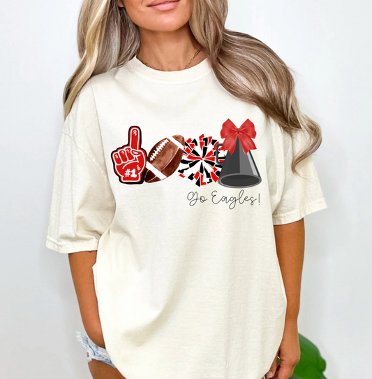 Argyle Foam Finger Spirit Tee