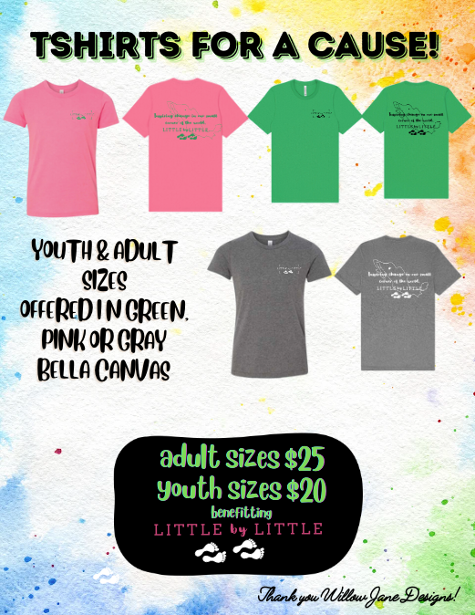 Little by Little T-Shirts Fundraiser